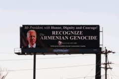 Փենսիլվանիայում տեղադրված ցուցավահանակներում Բայդենին կոչ է արվում խիզախաբար ճանաչել Հայոց Ցեղասպանությունը