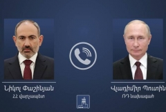Փաշինյանը և Պուտինն անդրադարձել են Հայաստանի կողմից ԵԱՀԿ Մինսկի խմբի համանախագահությանն ուղղված դիմումին