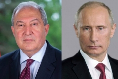 Համոզված եմ, որ գալիք տարի մեր երկկողմ դաշնակցային փոխգործակցությունը կշարունակի զարգանալ. Վլադիմիր Պուտինը շնորհավորել է ՀՀ նախագահին