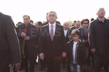 Սերժ Սարգսյանը այցելել է Ծիծեռնակաբերդ 