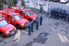 Փրկարարական ստորաբաժանումները վերազինվել են հրշեջ-փրկարարական ավտոմեքենաներով