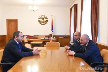 Բակո Սահակյանն ընդունել է ՀՀ գլխավոր դատախազ Արթուր Դավթյանին