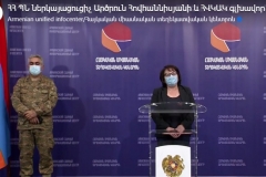 ՀՀ ՊՆ ներկայացուցիչ Արծրուն Հովհաննիսյանի և ՀՎԿԱԿ գլխավոր տնօրենի տեղակալ Գայանե Սահակյանի ասուլիսը