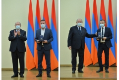 «Գորիս» ԲԿ-ի տնօրենը և փոխտնօրենը պարգևատրվել են մեդալներով