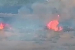 Ադրբեջանցիների կրակոցների հետեւանքով Երասխում հրդեհ է բռնկվել