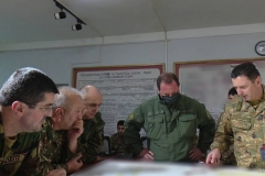 Բանակի մարտական կառավարման կենտրոն են այցելել ԱՀ նախագահ Արայիկ Հարությունյանն ու ՀՀ պաշտպանության նախարար Դավիթ Տոնոյանը