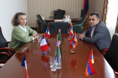 Հոկտեմբերի 29-ից  30-ը երկօրյա այցով Սիսիան համայնքում է Օվերնյ-Ռոն-Ալպ շրջանի պատվիրակության անդամ, Մոնտելիմարի փոխքաղաքապետ տիկին Ֆաբիեն Մենուարը