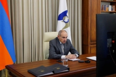 Նիկոլ Փաշինյանը տեսակապի միջոցով մասնակցում է Եվրասիական միջկառավարական խորհրդի նիստին