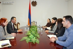 Ռոբերտ Ղուկասյանն ընդունել է ՀՀ մարդու իրավունքների պաշտպան Անահիտ Մանասյանին