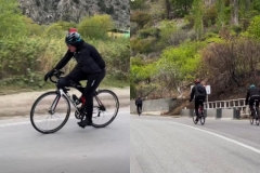 Մեղրի-Լեհվազ-Մեղրի՝ 17 կմ, առանց կանգառի. վարչապետը հեծանիվ է վարել. տեսանյութ