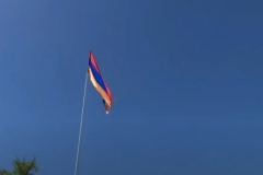 Գորիսում տեղադրվել է Արցախի դրոշը (տեսանյութ)