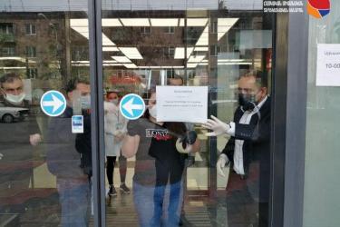 ՀՀ Պարետի որոշմամբ՝ վեց ժամով կասեցվել է Սիսիանի, Գորիսի, Արմավիրի, Վանաձորի եւ Երեւանի շուրջ 1 տասնյակ տնտեսվարողների գործունեությունը