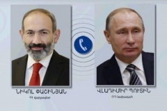 ՀՀ վարչապետը հեռախոսազրույց է ունեցել Վլադիմիր Պուտինի հետ