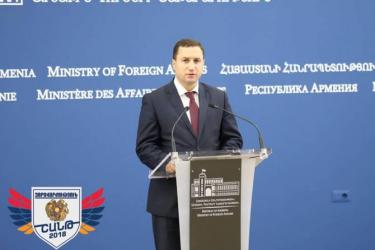 «Շանթ-2018». ՀՀ ԱԳՆ-ն պայմանական իրավիճակը ներկայացնում է միջազգային կառույցներին