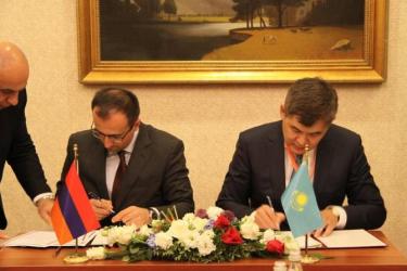Հայաստանի եւ Ղազախստանի միջև ստորագրվել է առողջապահության ոլորտում համագործակցության համաձայնագիր