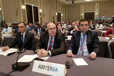 Գարեգին Բաղրամյանն Աբու Դաբիում մասնակցել է Վերականգնվող էներգիայի միջազգային գործակալության ասամբլեայի 9-րդ նստաշրջանին