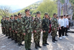 Սյունիքի մի խումբ պատանիներ եւ աղջիկներ անդամագրվեցին ԵԿՄ-ին՝ երդում տալով Գարեգին Նժդեհի եւ Վազգեն Սարգսյանի հուշարձանների մոտ