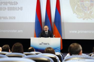 «Սյունյաց երկրի» խմբագիր Սամվել Ալեքսանյանի հարցը Նիկոլ Փաշինյանին՝ ՀՀ վարչապետի կապանյան ասուլիսում (25.01.2020 թ.)