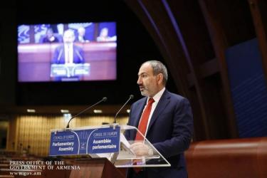 Նիկոլ Փաշինյանը ԵԽԽՎ-ում ընդգծեց ԼՂ հիմնահարցի կարգավորման բանակցային գործընթացում Արցախի վերադարձի կարևորությունը