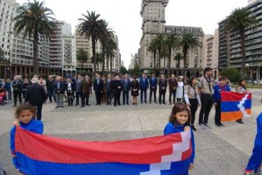 Արցախի պատվիրակությունը Ուրուգվայում մասնակցել է Հայոց ցեղասպանության 104- րդ տարելիցին նվիրված միջոցառումներին