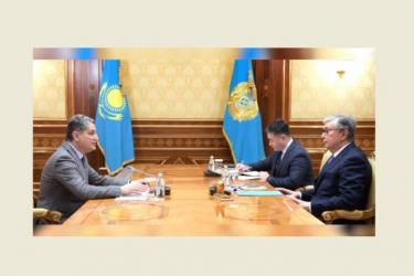 Կայացել է Ղազախստանի նախագահի և ԵԱՏՀ Կոլեգիայի նախագահ Տիգրան Սարգսյանի հանդիպումը