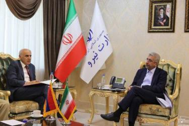 ՀՀ դեսպանն Իրանի էներգետիկայի նախարարի հետ քննարկել է Մեղրի ՀԷԿ-ի կառուցմանն առնչվող հարցեր