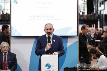 Որևէ մեկը մեզ հետ չի կարող ուժի լեզվով խոսել. վարչապետը՝ Խաղաղության համաժողովում