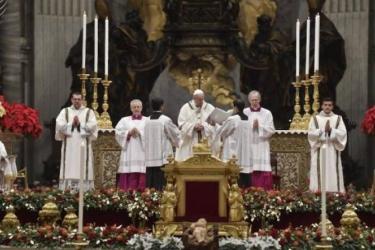 Հռոմի պապը Սուրբծննդյան պատարագ Է մատուցել Վատիկանում