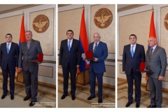 Արայիկ Հարությունյանը  «Արցախի հերոս» կոչում է շնորհել Վարդան Ավետիսյանին, Արթուր Ալեքսանյանին և Սամվել Գևորգյանին