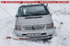 Ողբերգական ավտովթար Սյունիքի մարզում․ 28-ամյա վարորդը Mercedes Vito-ով մոտ 60մ հայտնվել է ձորում․ կա 1 զոհ, 2 վիրավոր