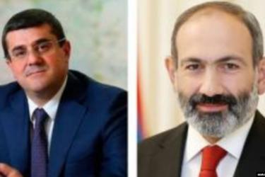 Նիկոլ Փաշինյանը հյուրընկալել է Արցախի նորընտիր նախագահ Արայիկ Հարությունյանին