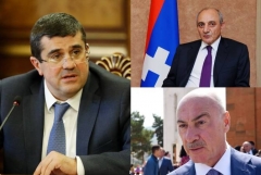 Արայիկ Հարությունյանն Արցախի երկրորդ և երրորդ նախագահների հետ քննարկել է երկրի առջև ծառացած մարտահրավերները