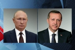 Պուտինը Էրդողանին հայտնել է Ալիեւի եւ Փաշինյանի հետ հանդիպման արդյունքների մասին