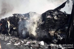 Մեղրի-Վարդանիձոր ավտոճանապարհին այրված բեռնատարում եղել է 24 տոննա կարագ. ԱԻՆ-ը մանրամասնում է