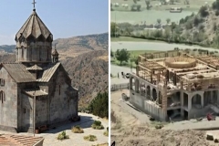 Օկուպացված Բերձորի Սուրբ Համբարձում եկեղեցին քանդելուց հետո Ադրբեջանը մզկիթ է կառուցում