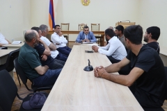 Աշխատանքային խորհրդակցություն` Սիսիանի համայնքապետարանի նիստերի դահլիճում