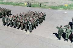 Ռուս խաղաղապահներն Արցախում պատրաստվում են Հաղթանակի օրվան նվիրված հանդիսավոր երթին