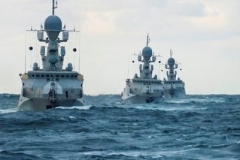 Ռուսական ռազմական նավերը զորավարժություն են անցկացնում Կասպից ծովում