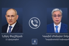 Ղազախստանի նախագահը Հայաստանի վարչապետին շնորհավորել է Հայաստանի և Ադրբեջանի միջև խաղաղության հաստատման առիթով