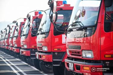 Ճապոնիան Հայաստանին է նվիրաբերել 22 հրշեջ մեքենա