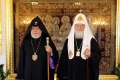 Ամենայն Հայոց Կաթողիկոսը շնորհավորել է  Մոսկվայի և Համայն Ռուսիո Պատրիարքին հոբելյանի առիթով