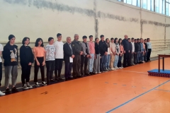 Կապանի Դ․Համբարձումյանի անվան մանկապատանեկան մարզադպրոցի դահլիճում կայացավ 7-12-րդ դասարանների աշակերտների միջեւ 2022թ․ կազմակերպվող «Սպարտակիադա» մարզական միջոցառման «Հրաձգություն» մարզաձեւի մրցման մարզային փուլը