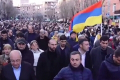 ՈւՂԻՂ. Հայրենիքի փրկության շարժման հանրահավաքը Բաղրամյան պողոտայում