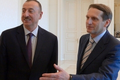 ՌԴ-ի և Ադրբեջանի արտաքին հետախուզության ծառայությունները կխորացնեն համագործակցությունը. Նարիշկինը Բաքվում հանդիպել է Ալիևի հետ