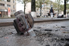 Ադրբեջանական «Սմերչի» մի քանի հրթիռ պայթել է Ստեփանակերտի Միջազգային Կարմիր խաչի գրասենյակի կողքին