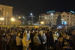 Ստեփանակերտի Վերածննդի հրապարակում հավաք է տեղի ունեցել