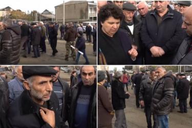 Ադրբեջանում գերեվարված Կարեն Ղազարյանի հարազատները բողոքի ակցիա են իրականացնում