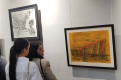 Ցուցադրանքում ֆրանսահայ երկու արվեստագետի գործերն էին