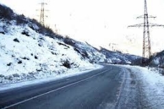 Սյունիքի մարզի ավտոճանապարհները մերկասառույցի պատճառով դժվարանցանելի են
