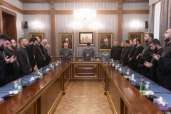 Ամենայն Հայոց Կաթողիկոսն ընդունեց  ՀՀ ԶՈՒ հոգևոր սպասավորներին